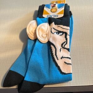 Star Trek men’s socks with Spock. .